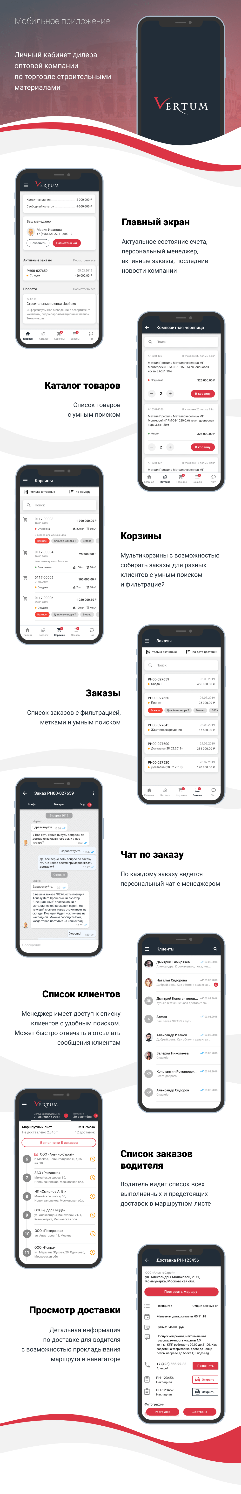 Мобильное приложение Vertum Мобильное приложение Vertum