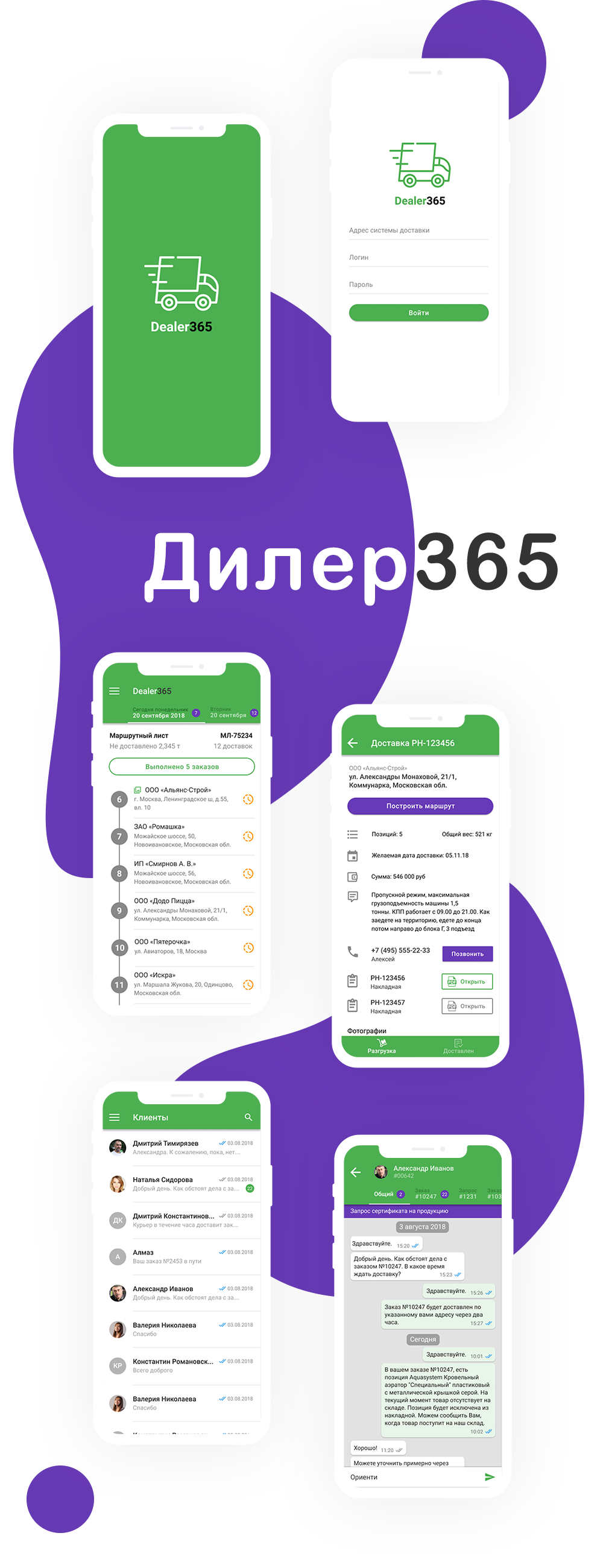 Мобильное приложение Дилер365 Мобильное приложение Дилер365